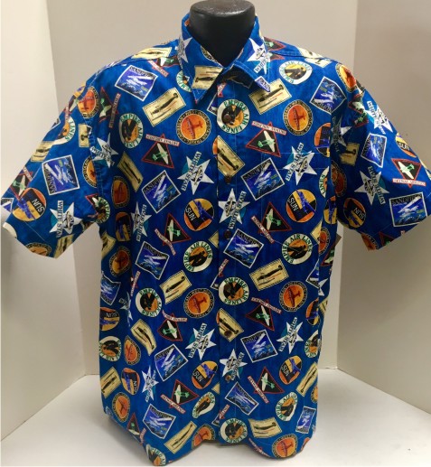 Vintage Airplane and travel Hawaiian Shirt